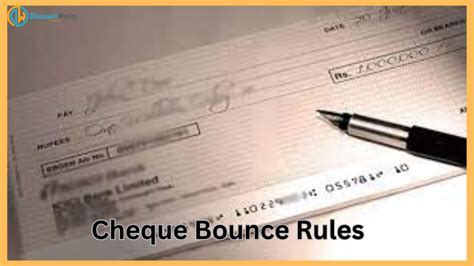 Cheque Bounce Rules Important News When Is Section 138 Used In Case Of Cheque Bounce Bank