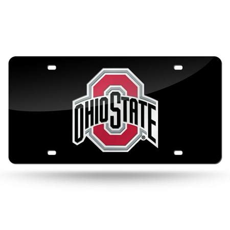 Ohio State Buckeyes NCAA Laser Cut License Plate Tag - Walmart.com