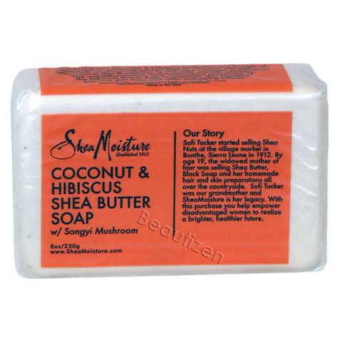 Shea Moisture Coconut And Hibiscus Shea Butter Soap 8 Oz