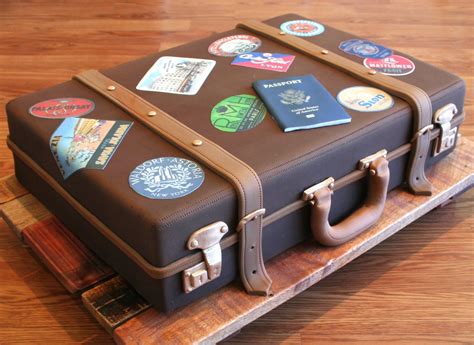 Fondant Celebration Cakes Suitcase Cake Travel Cake Luggage Cake