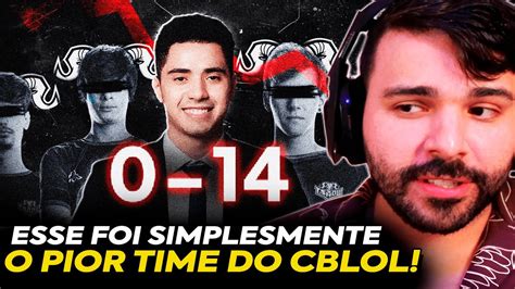 O PIOR TIME da HISTÓRIA do CBLOL A RENSGA FOI CITADA MINERVA REAGE ao