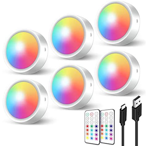 Lampe Vitrine Couleur Sans Fil Rechargeable1000mAh Spot LED RGB A Pile