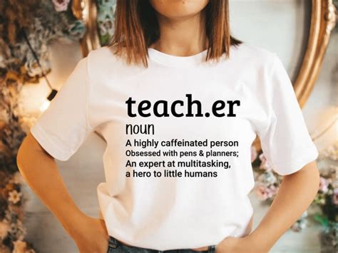 Teacher Noun Shirt Teacher Definition Shirt Funny Teacher Etsy