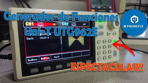 Generador De Funciones Uni T UTG962E Espectacular YouTube