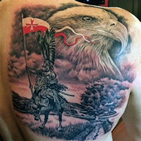 60 Polish Eagle Tattoo Designs For Men - Coat Of Arms Ink