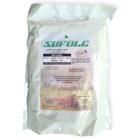 Fertilizante Sufolc Calda Sulfoc Lcica Agrodama Agrodama Secret Green