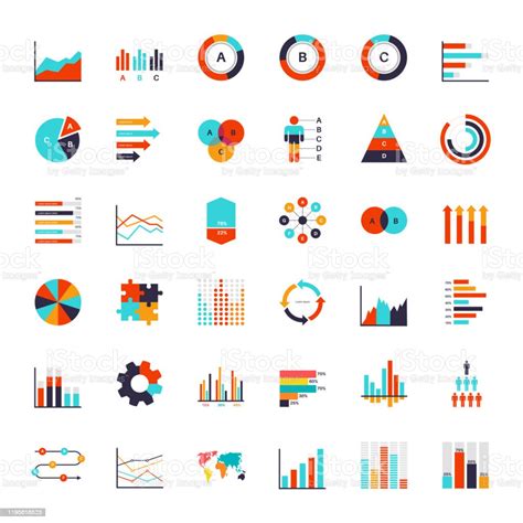 Infographics Elements Data Analysis Chart Modern Presentation For Business Analytics Workflow