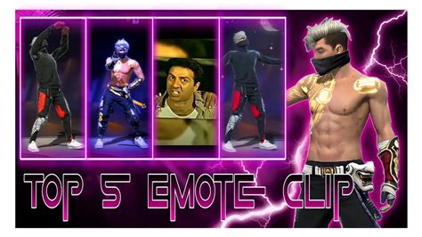 Top Emote Clip Pack Ff Clips For Edit Free Fire Free Fire