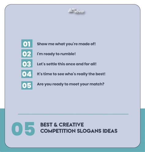 Creative Competition Slogans Examples Taglines Tiplance