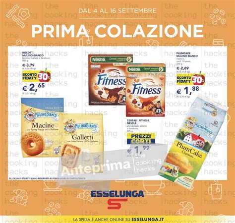 Volantino Esselunga Prima Colazione Dal 4 Al 16 Settembre 2023