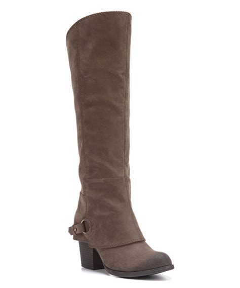 Fergalicious By Fergie Taupe Lexy Boot Womens Tall Boots Boots