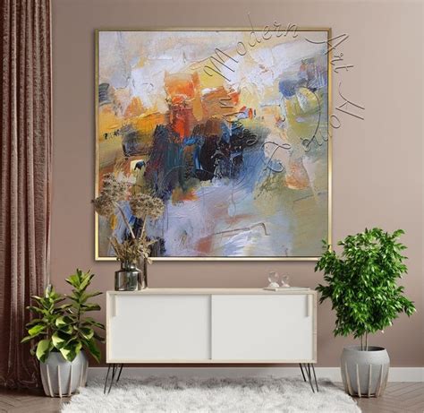 Abstrakte Malerei Gro E Original Moderne Wandkunst Oversize Leinwand