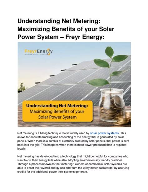 Ppt Understanding Net Metering Maximizing Benefits Of Your Solar