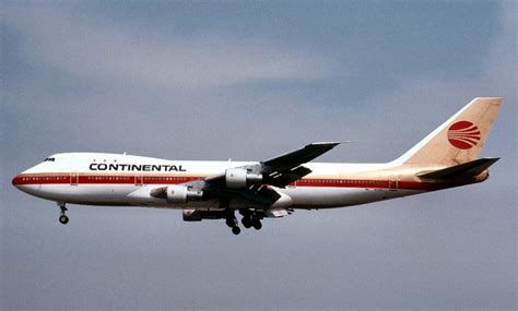 Continental Airlines Boeing 747