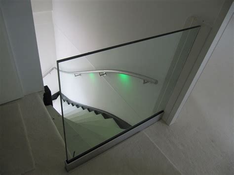 Glazen Balustrade Minimalistische Leuningen Interieur