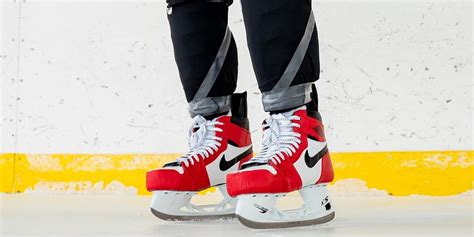 Check Out These Air Jordan 1 Chicago Hockey Skates Hypebeast