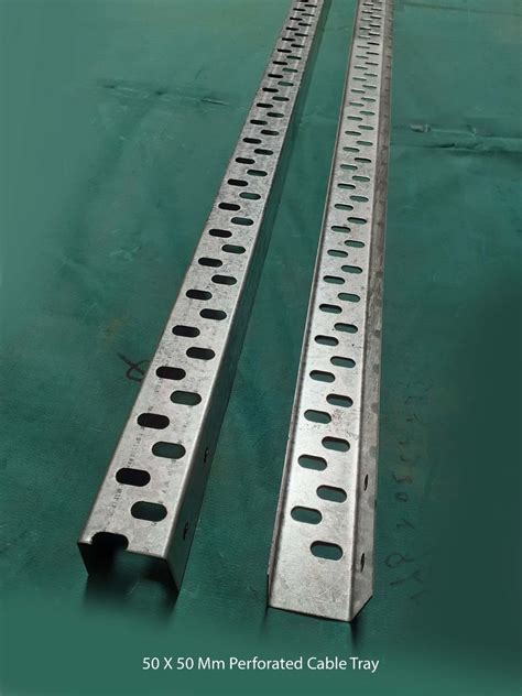 Stainless Steel Pre Galvanized X Mm Perforated Cable Tray For