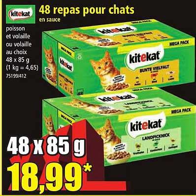 Promo Kitekat Repas Pour Chats Chez Norma Icatalogue Fr