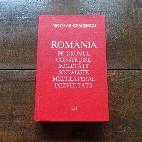 BR084 Book Romania Romania Pe Drumul Construirii Societatii Socialiste