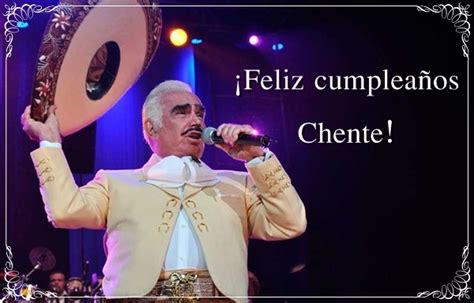 Vicente Fernández Feliz cumpleaños Candela