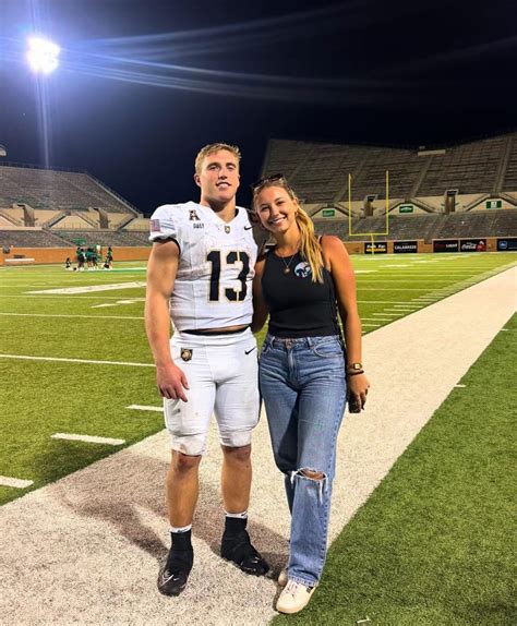 Army QB Bryson Daily's girlfriend Conley Cockburn is his No. 1 fan