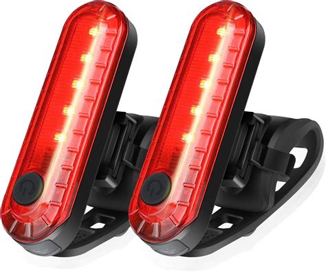 KISCHERS Bike Lights Front And Back Rechargeable Set Super Bright