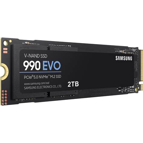 Samsung 990 Evo 2 Tb Ssd Mz V9e2t0bw Pcie 4 0 X4 5 0 X2 Nvme 2 0 M