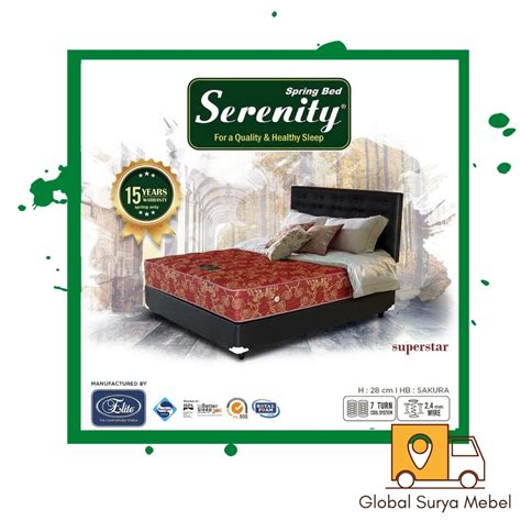 Jual Kasur Elite Serenity Spring Bed Tipe Superstar Shopee Indonesia