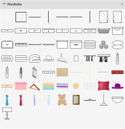 Wardrobe Symbol Floor Plan