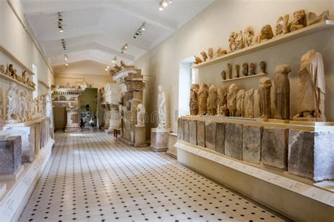 Epidaurus Archaeological Museum, Greece Editorial Image - Image of ...