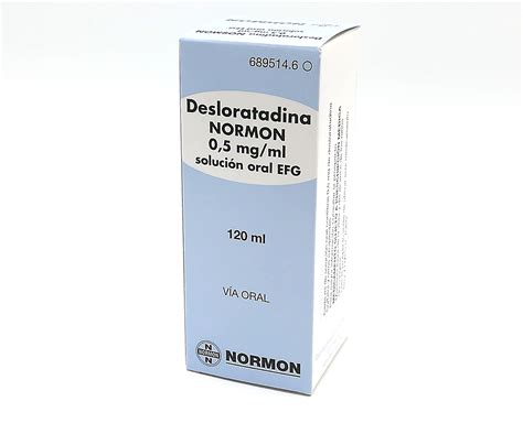 Desloratadina Normon Efg Mg Ml Solucion Oral Frasco Ml