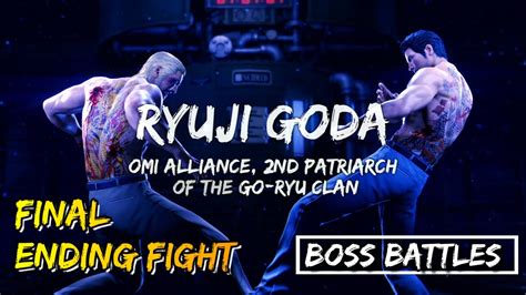 Yakuza Kiwami 2 Final Fight Ending Kiryu Vs Ryuji Goda Boss Battles