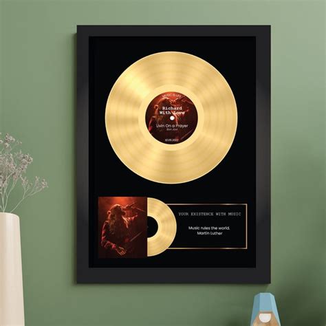 Gold Record Plaque - Etsy