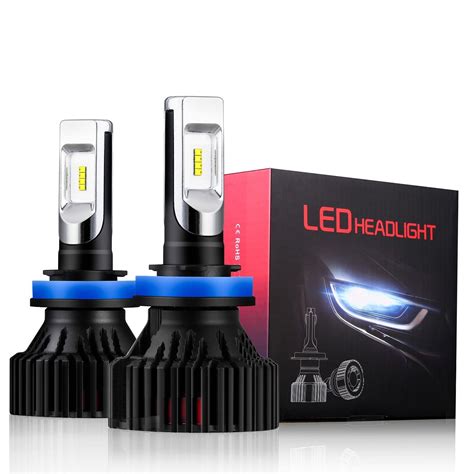 Combo Led Headlight 9012 High Low Beam H11 H16 Fog Light Bulb White For Toyota Ebay