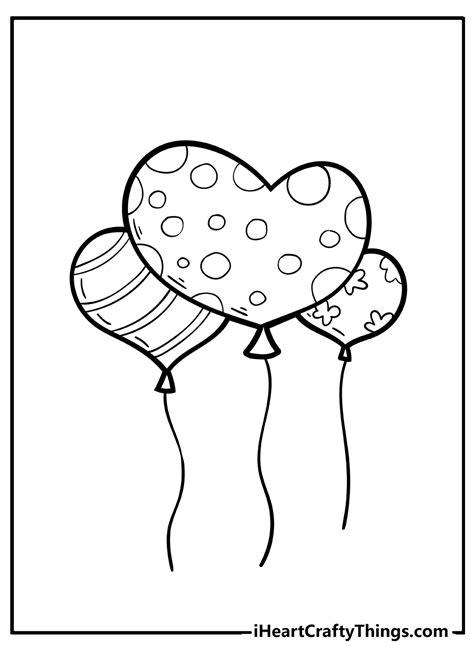 Balloon Coloring Pages Free Coloring Pages Printables