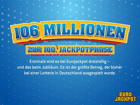 Mega Rekord Jackpot Eurojackpot erstmals über 100 Millionen Euro ISA