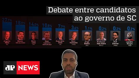 Acompanhe Como Foi O Debate Entre Candidatos Ao Governo De Santa