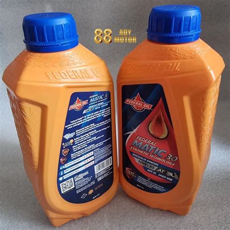 Oil Oli Federal Ultratec Matic 0 8L 10W 30 Lazada Indonesia