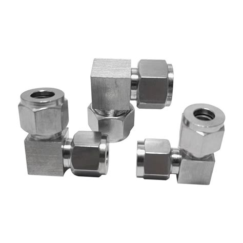 Npt Twin Ferrule Compression Tube Fittings Stainless Steel Male