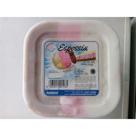 Jual Espessia Ice Cream Rasa Neopolitan Liter Indofood Indonesia