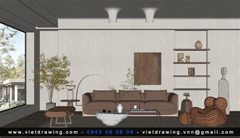 SU083 SKETCHUP WABI SABI INTERIOR VOL 2 2023 THƯ VIỆN KIẾN TRÚC