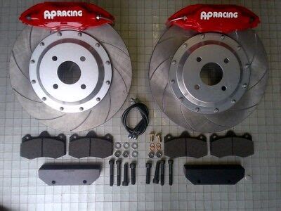 VW Transporter T5 T6 350mm Front Brake Kit With Red AP Racing 4 Pot