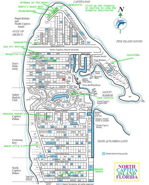 Map Of North Captiva Island | Wells Printable Map