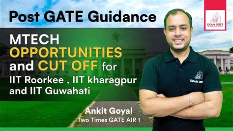 Post GATE Guidance MTech Opportunities And Cut Off For IIT Roorkee