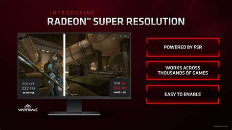 AMDs FidelityFX Super Resolution To Become Driver Feature Radeon