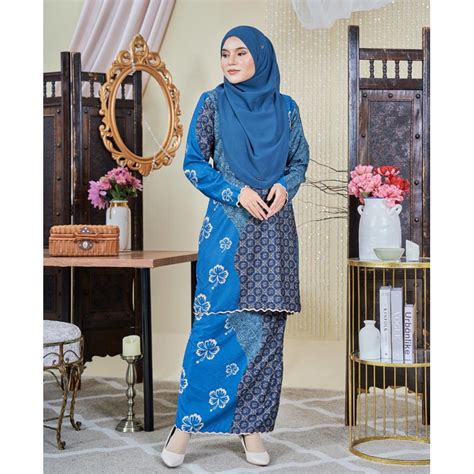 Sedondon Raya 2024 Baju Kurung Moden Wardah Sultanah 💚💚 Luvla Shopee Malaysia