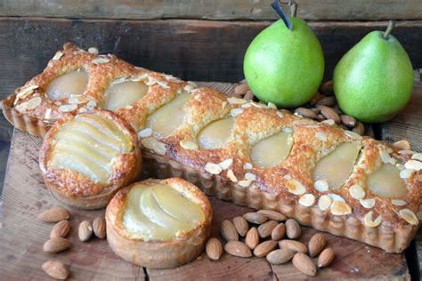 Honey Glazed Pear Almond Tart Recipe Pear And Almond Tart Almond Tart Recipe Pear Dessert