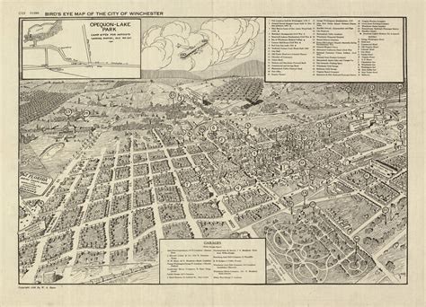 Historic Map - Winchester, VA - 1926 | World Maps Online