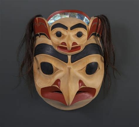 Hawk Eagle Dempsey Bob Tahltan Tlingit Native American Masks Haida