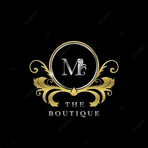 Luxury M Logo Vector Hd Png Images M Letter Golden Circle Luxury